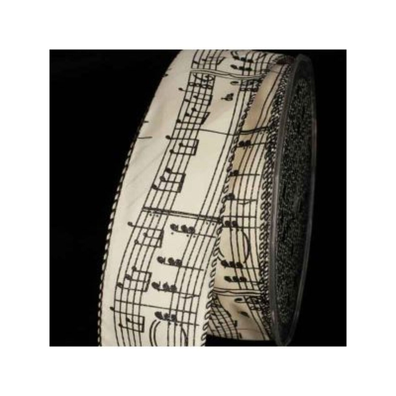 The Ribbon People Set of 2 White and Black Bundled Ribbon 1.5mm x 20 Yards